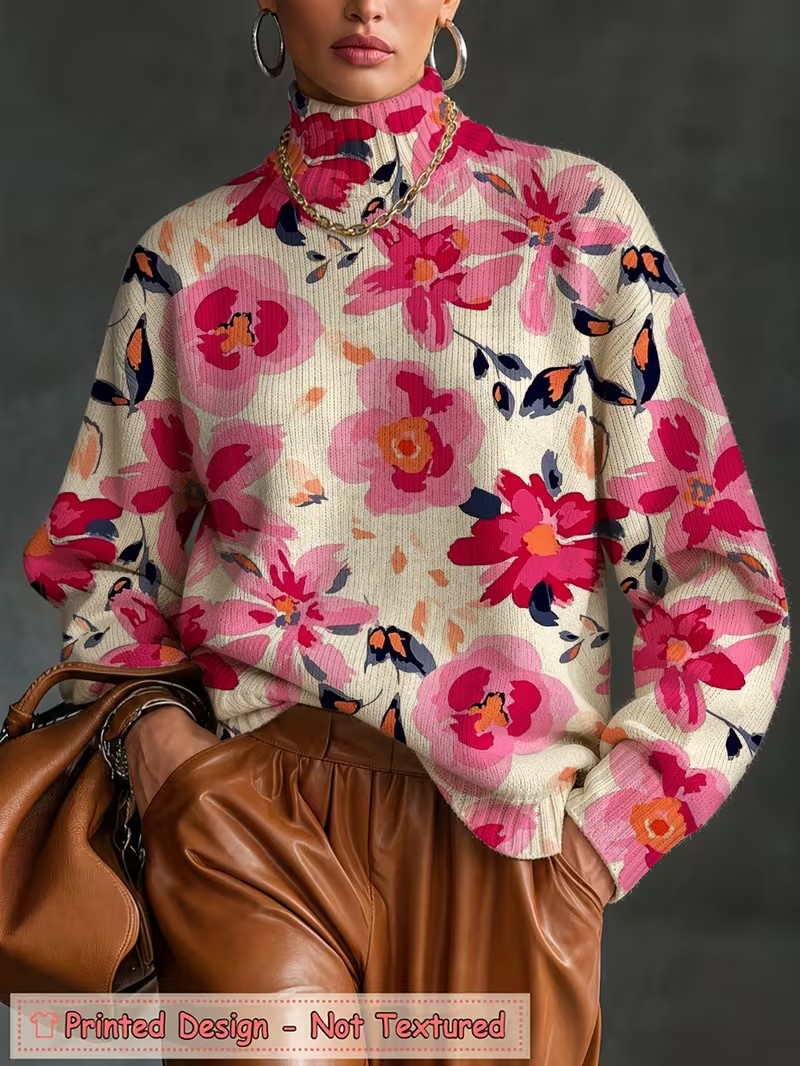T-shirt à col roulé pour femme - T-Shirts avis et prix