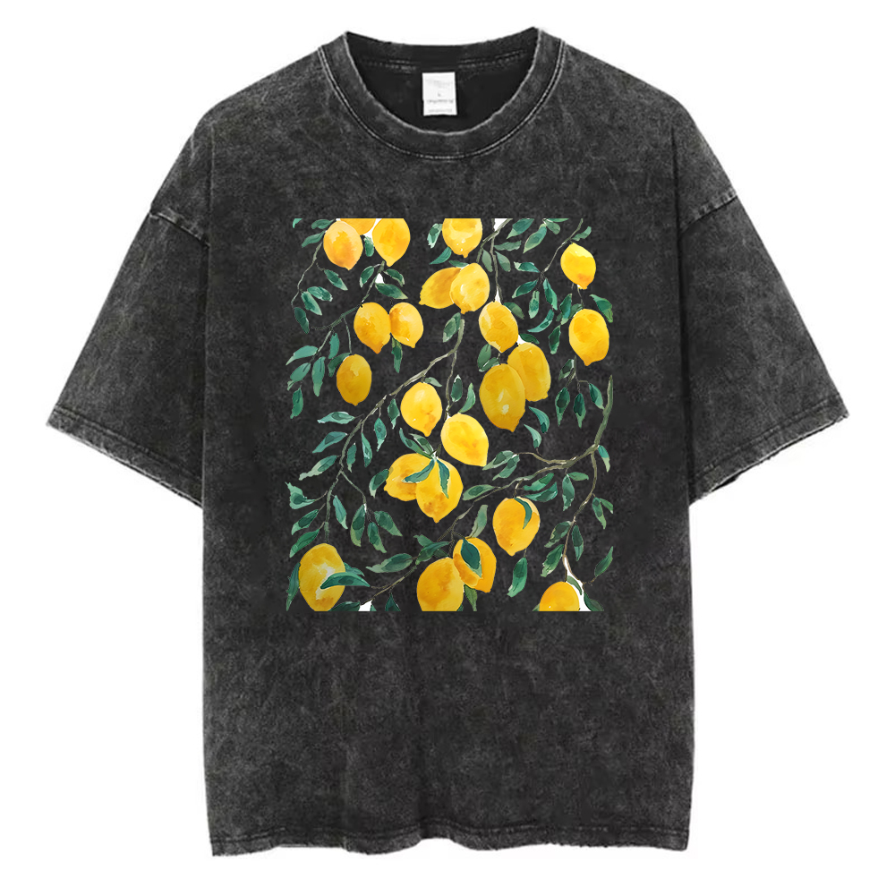 T-shirt vintage en coton délav - Acid Wash Vintage Graphic T Shirt avis et prix