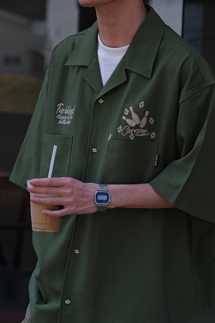 Chemise à Manches Courtes pour - Short Sleeve Bowling Shirt Retro avis et prix