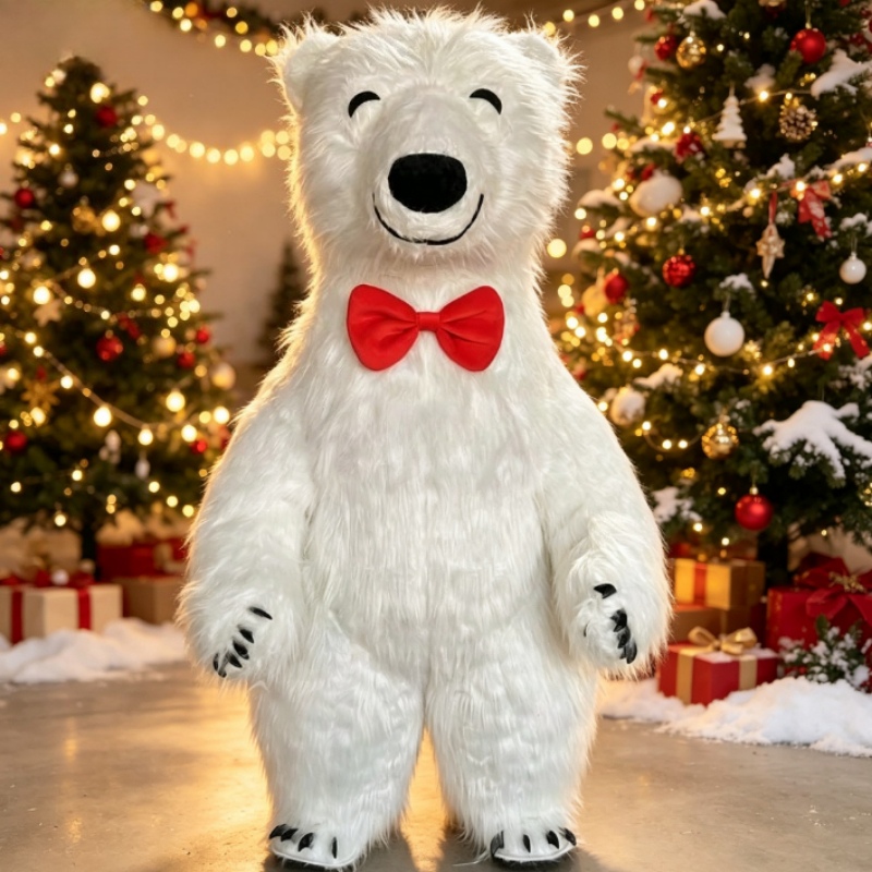 Costume de mascotte d'ours pol - Suits avis et prix
